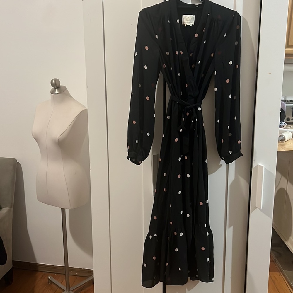 Kate Spade Bakery Dot Wrap Dress - Picture 5 of 6